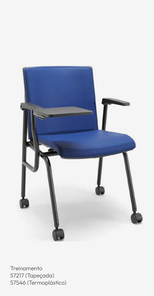 Cadeira Treinamento - Linha AUDIPLAX - 57217 57546