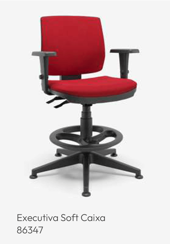 Cadeira Executiva Soft Caixa - Linha BRIZZA - 86347